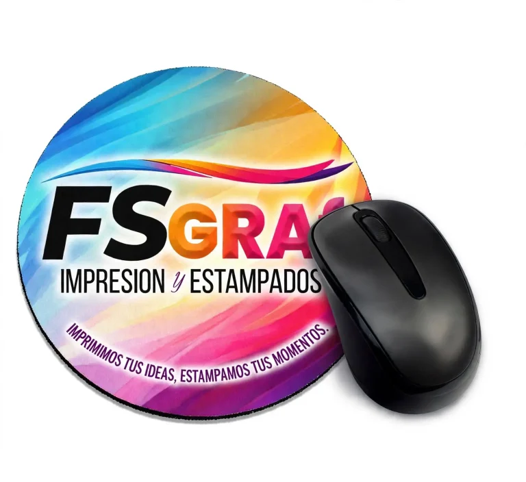 MOUSE PAD REDONDO DIAMETRO 20cm X 3mm